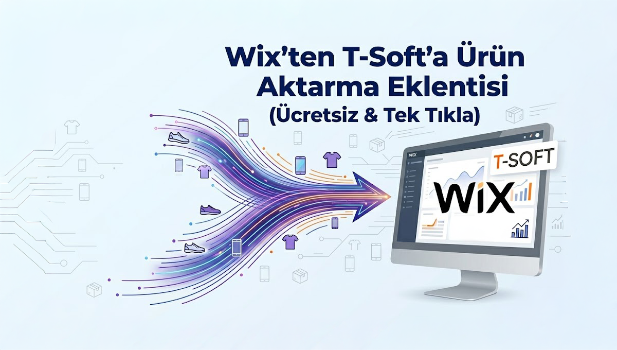 Wix’ten T-Soft’a Ürün Aktarma Eklentisi (Ücretsiz & Tek Tıkla)