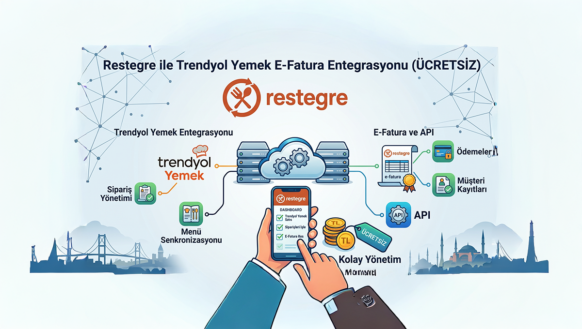 Trendyol Yemek Siparişleriniz İçin Ücretsiz E-Fatura Dönemi: Restegre ile Tanışın